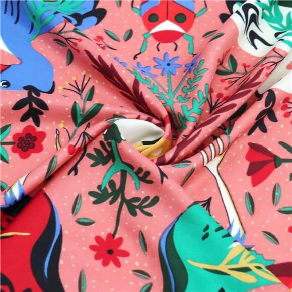 Square Satin Head Scarf - 015 - Picture 2 of 6